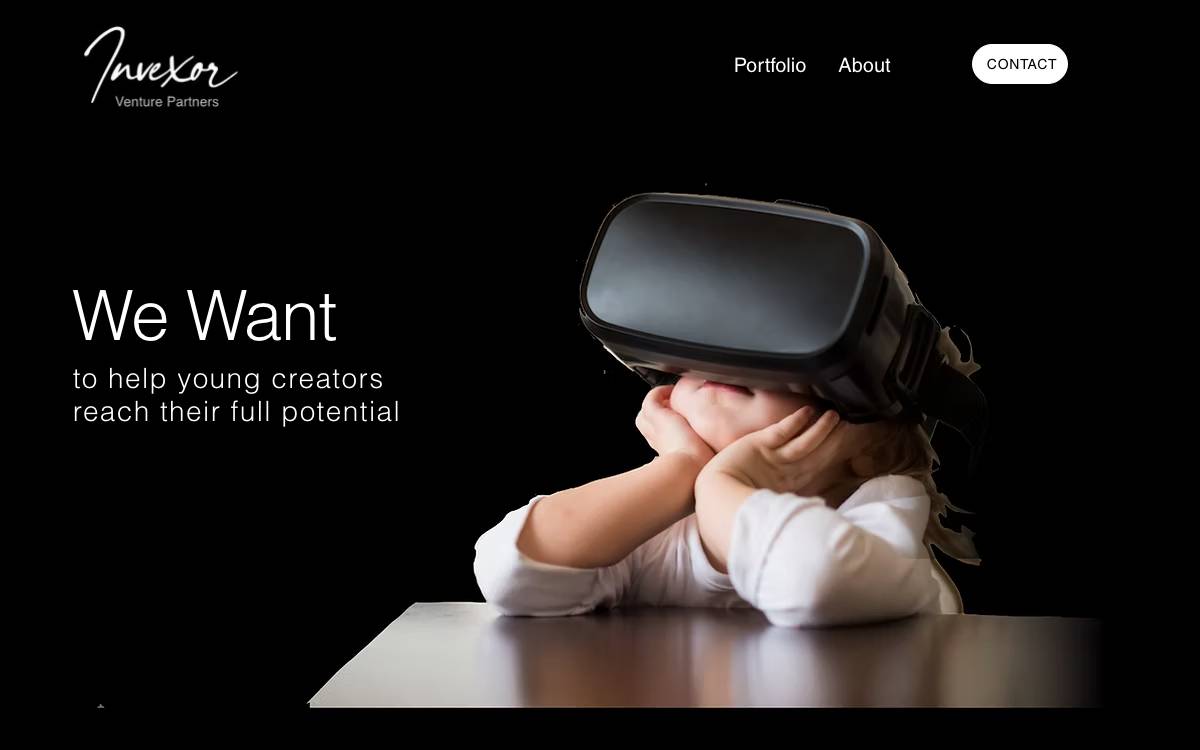Invexor Venture Partners website preview