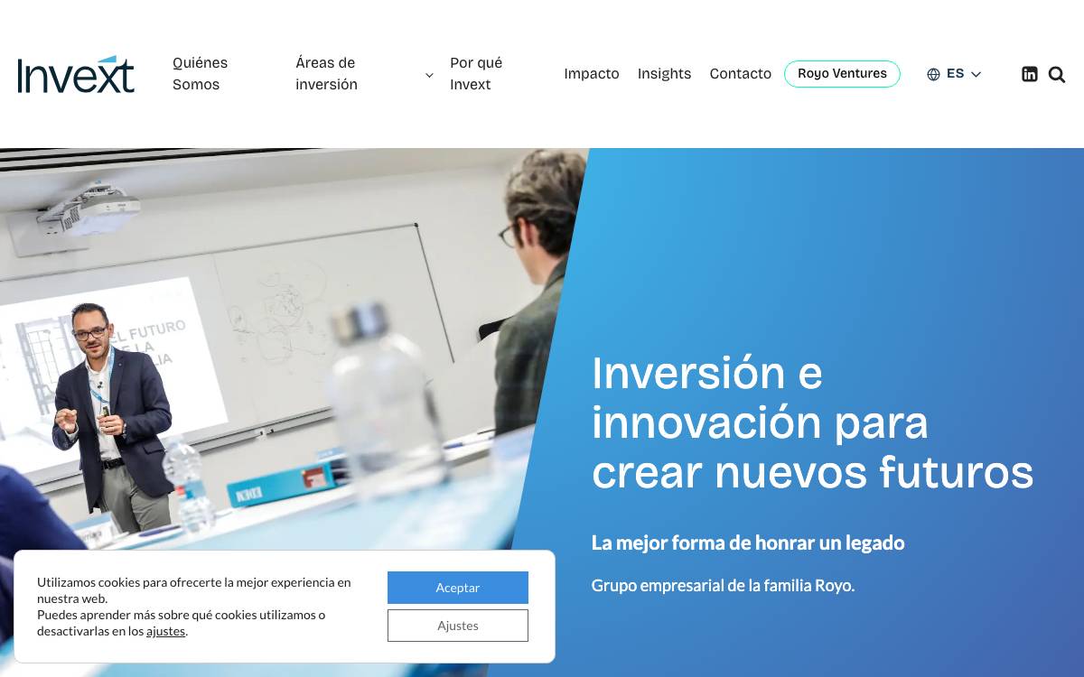Invext website preview