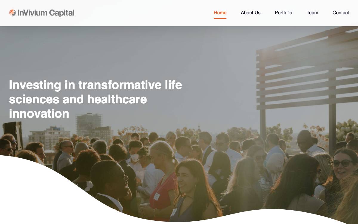 InVivium Capital website preview