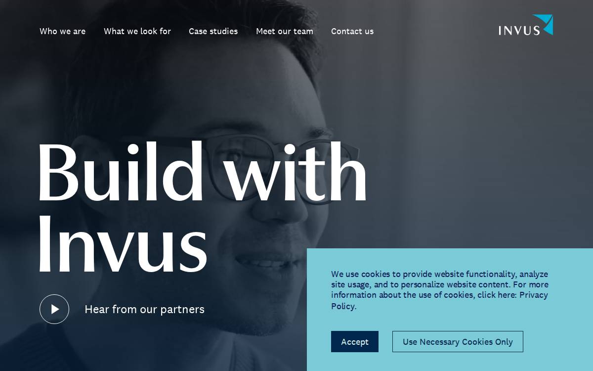 Invus website preview