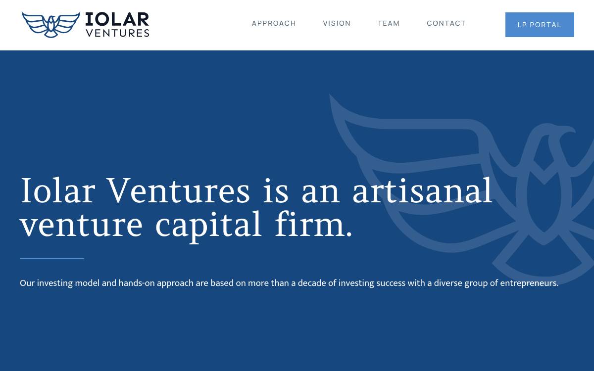 Iolar Ventures website preview