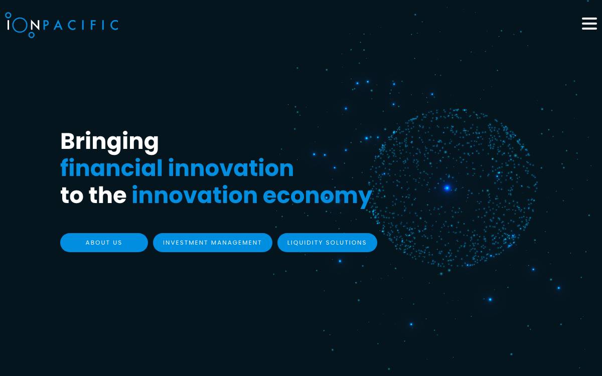 Ion Pacific website preview