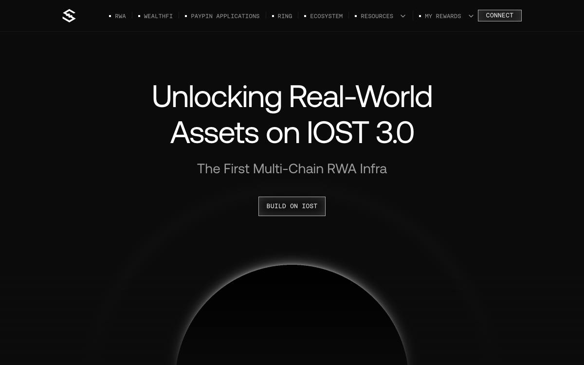 IOST Foundation website preview