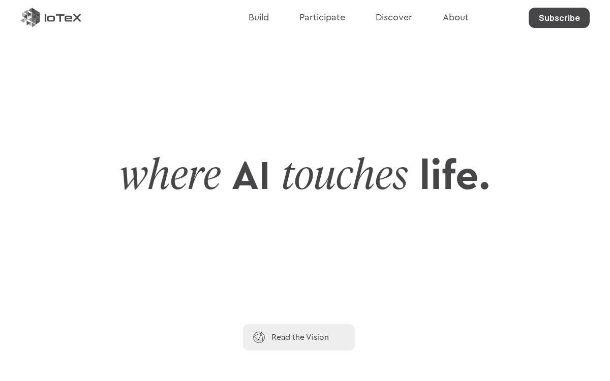IoTeX website preview
