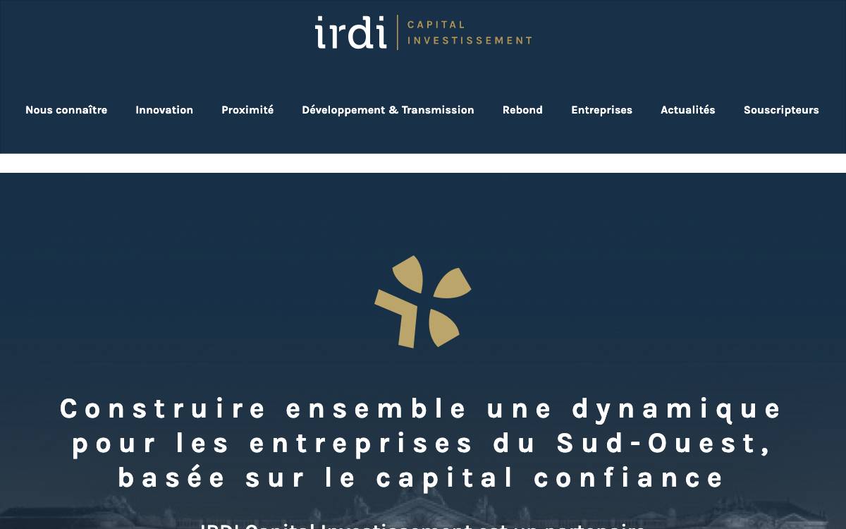 IRDI SORIDEC Gestion website preview