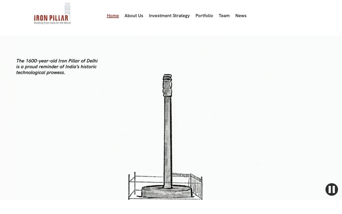 Iron Pillar website preview