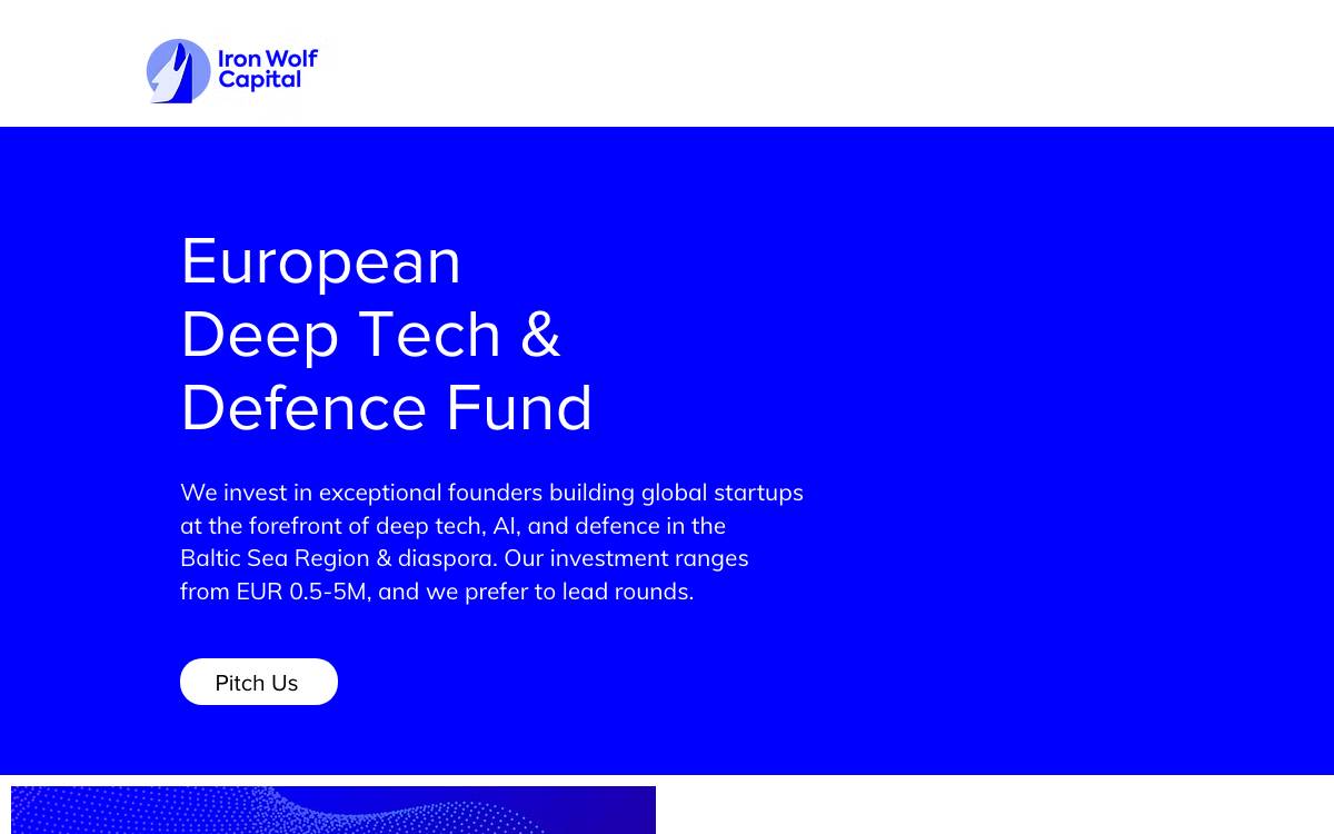 Iron Wolf Capital website preview