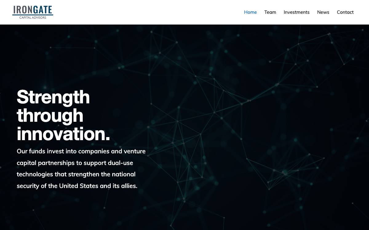 IronGate Capital Advisors website preview