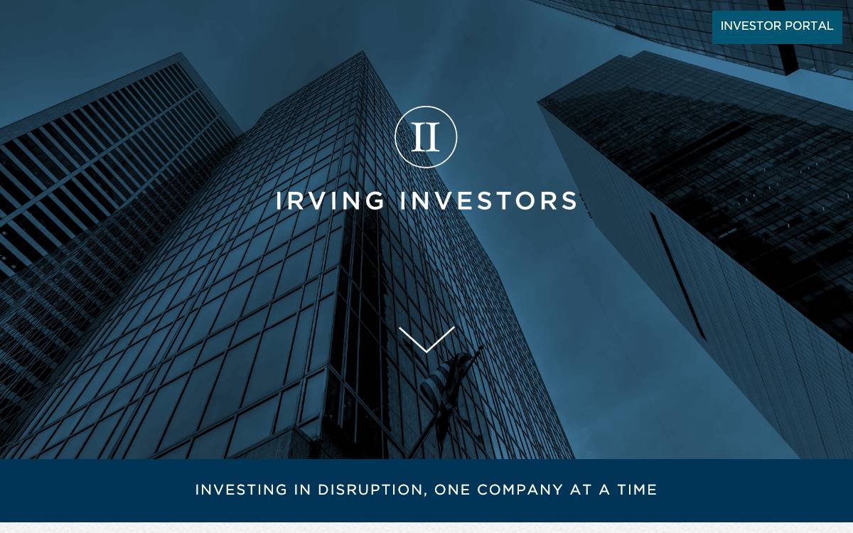 Irving Investors website preview