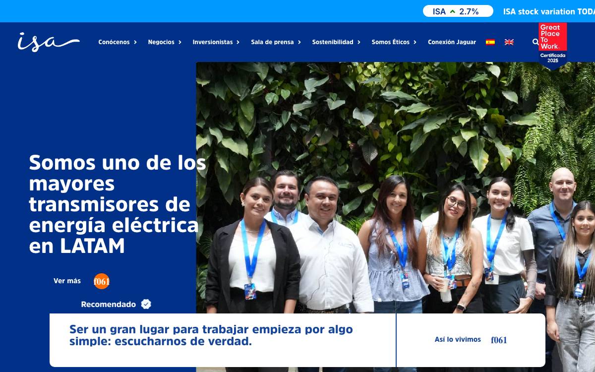 ISA Inndigo website preview