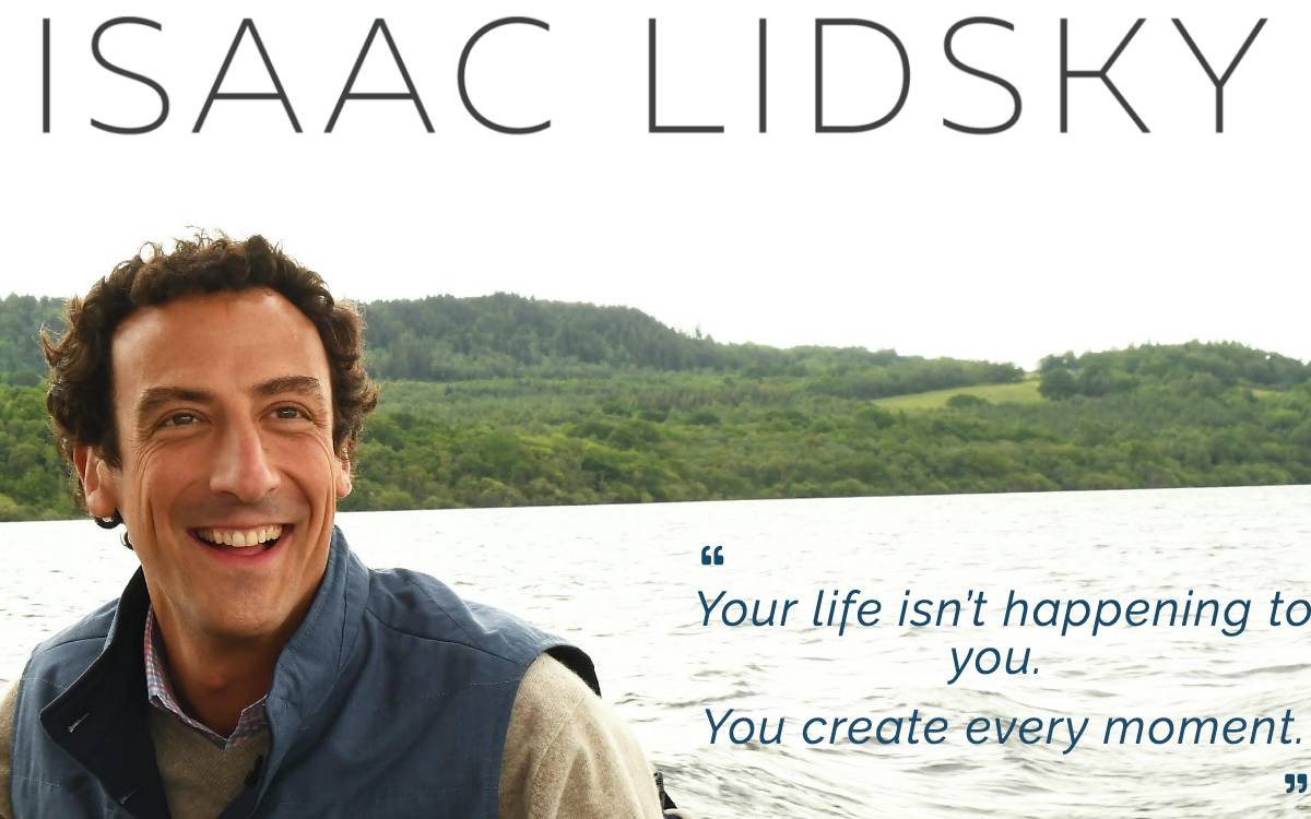 Isaac Lidsky website preview