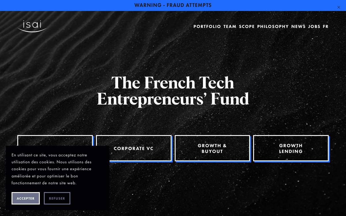 ISAI Gestion website preview