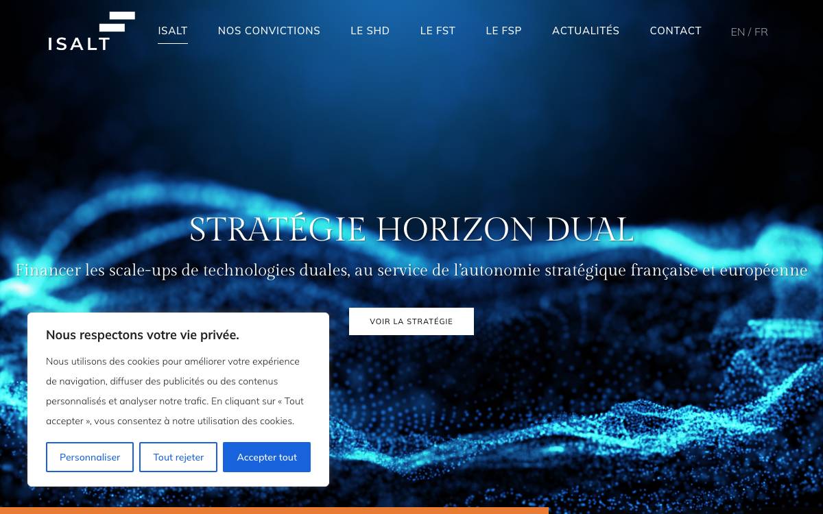ISALT - Investissements Stratégiques en Actions Long Terme website preview