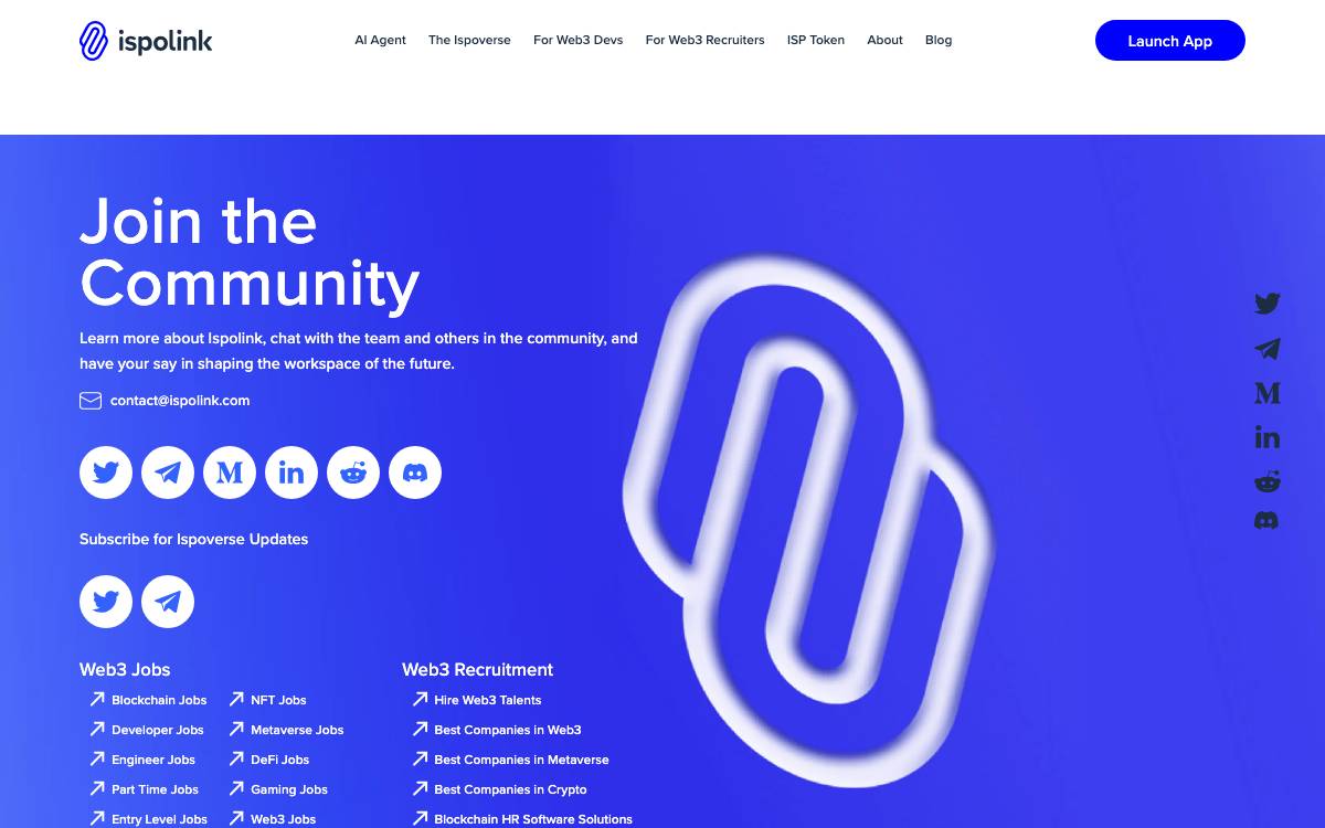 Ispolink website preview