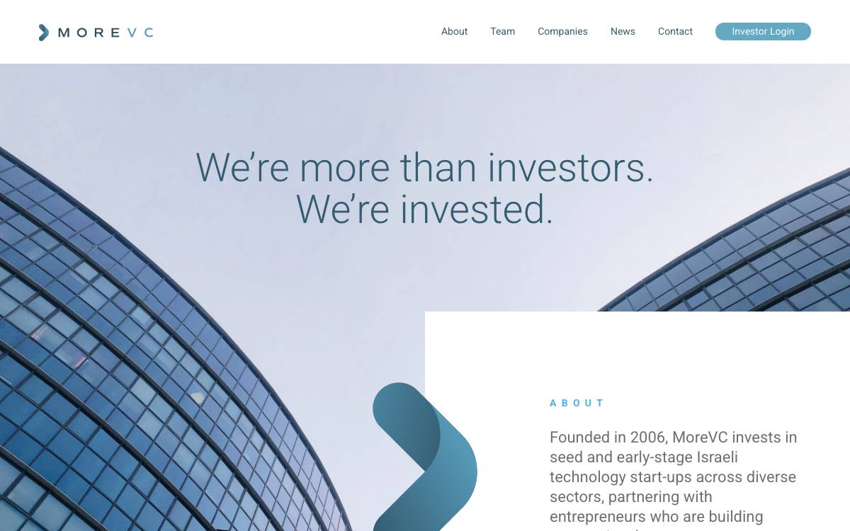 Israel Cleantech Ventures website preview