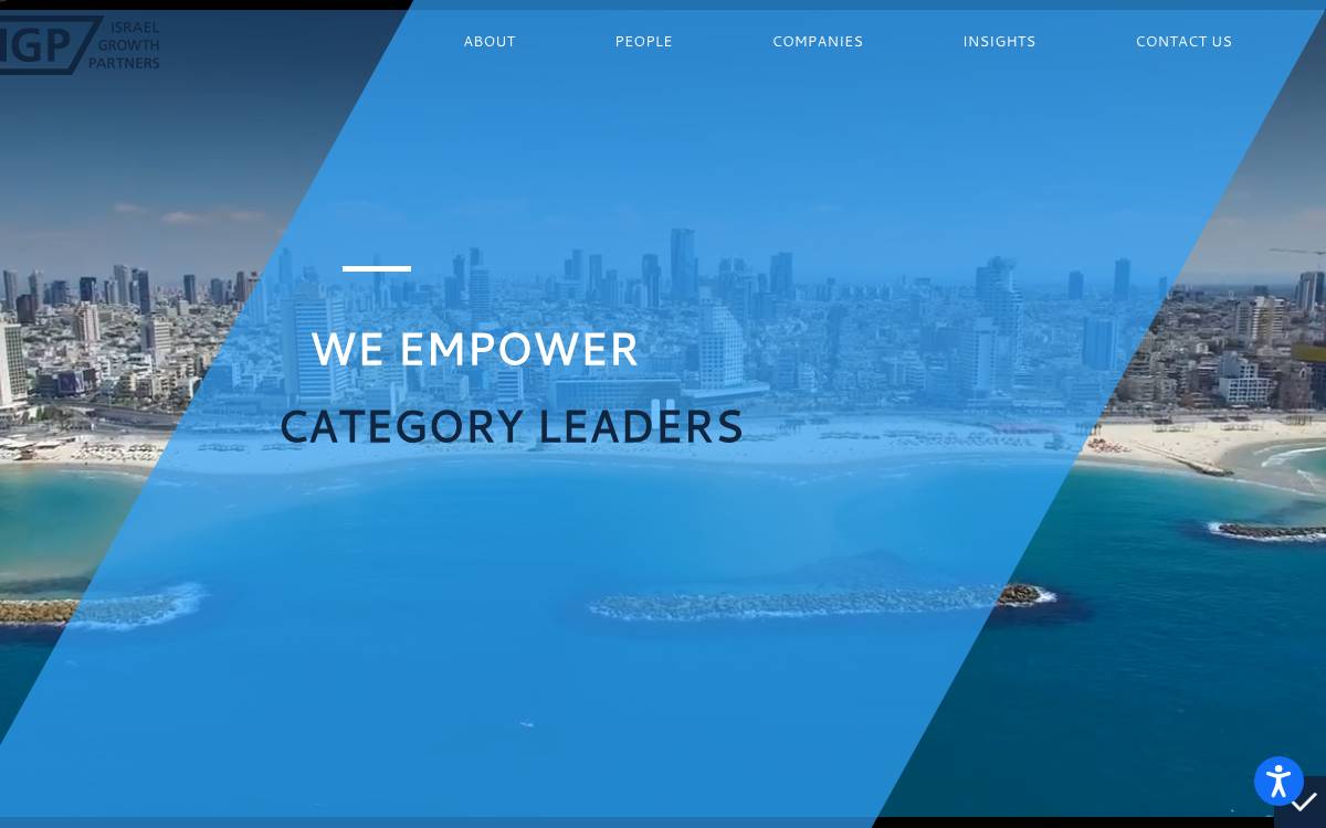 Israel Growth Partners website preview