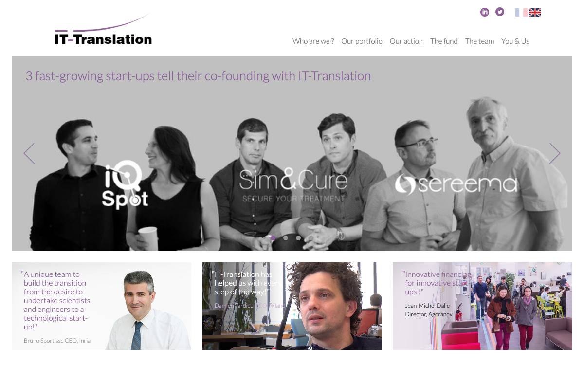 IT-Translation website preview