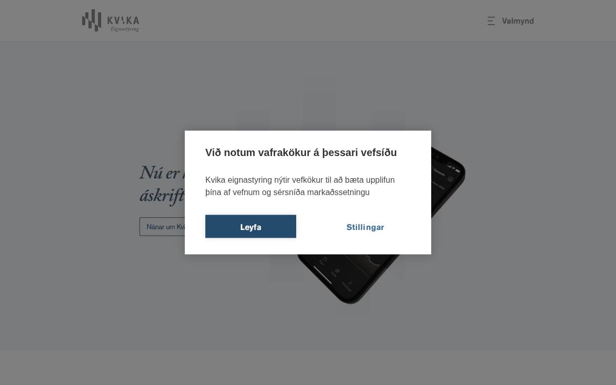 Iðunn website preview