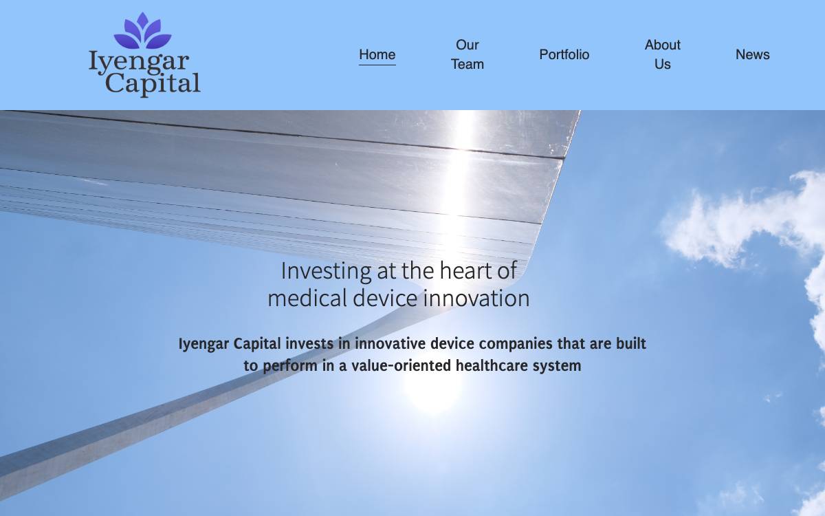 Iyengar Capital Partners website preview