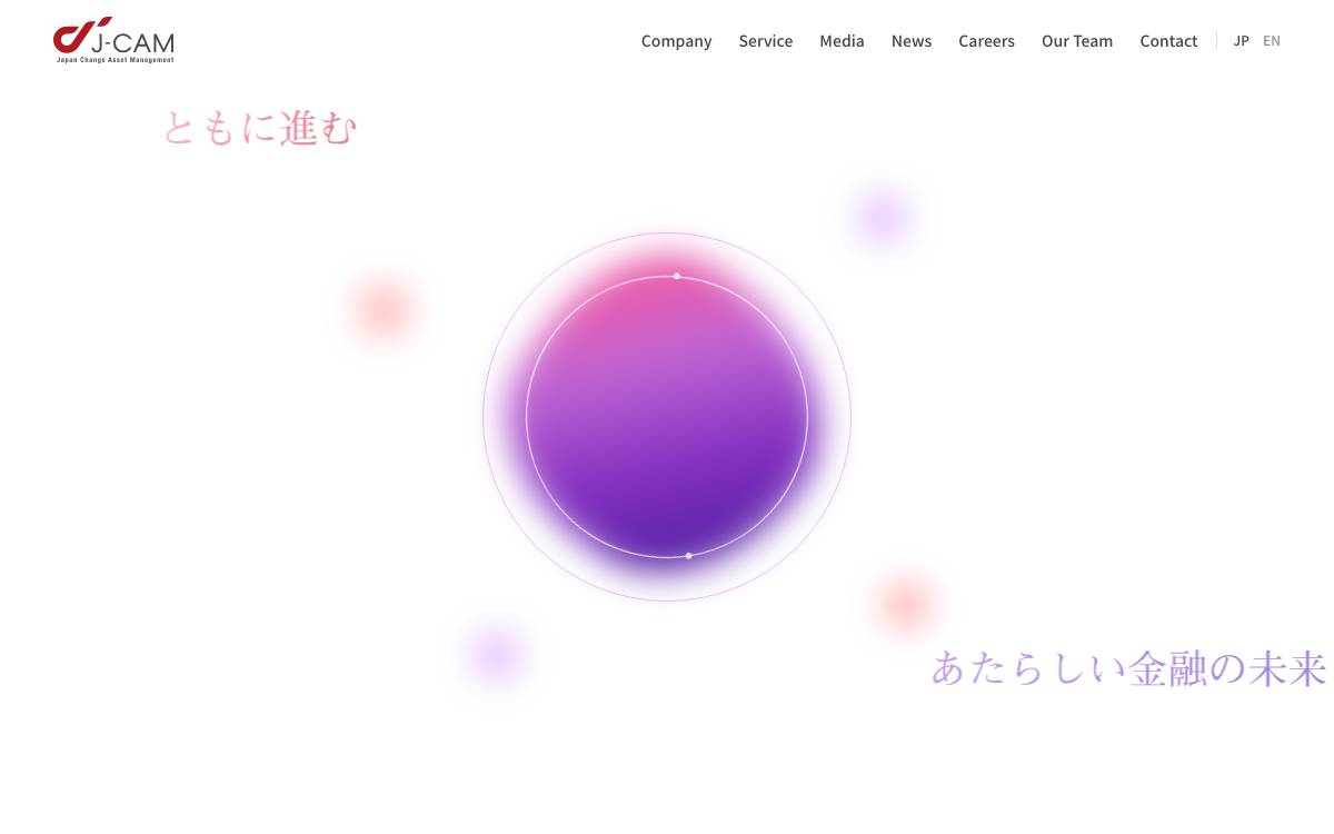 J-CAM Corporation website preview