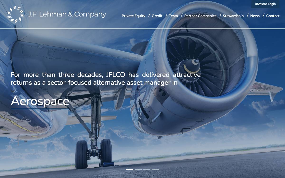 J.F. Lehman website preview