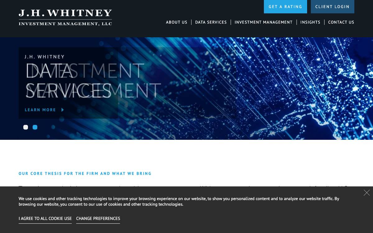 J.H. Whitney Investment Management LLC website preview
