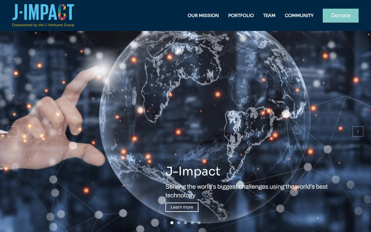 J-Impact website preview
