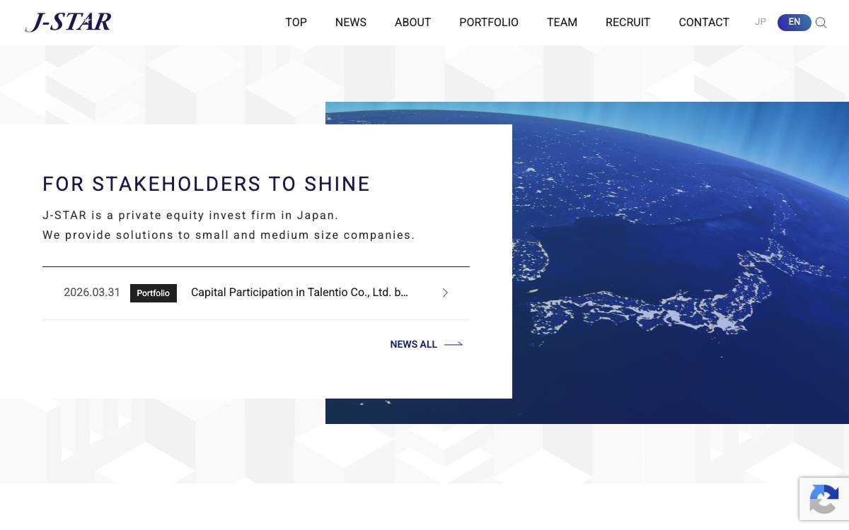 J-STAR website preview