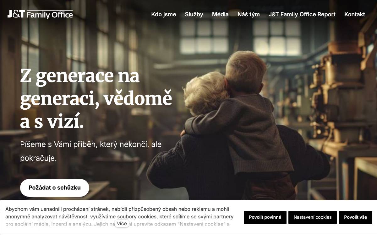 J&T Family Office website preview