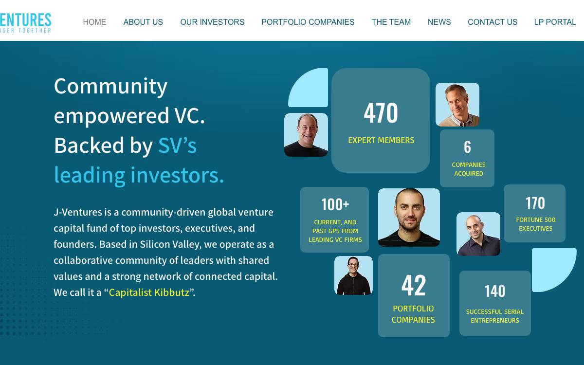 J-Ventures website preview