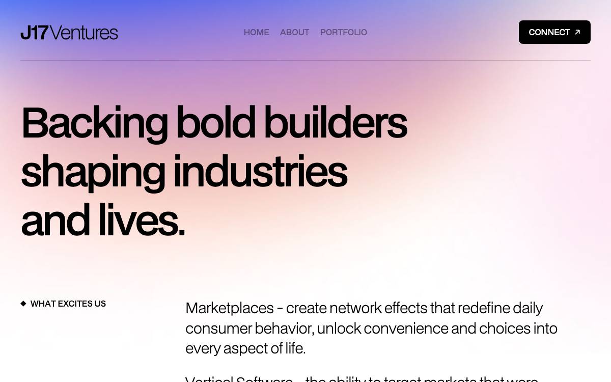 J17 Capital website preview