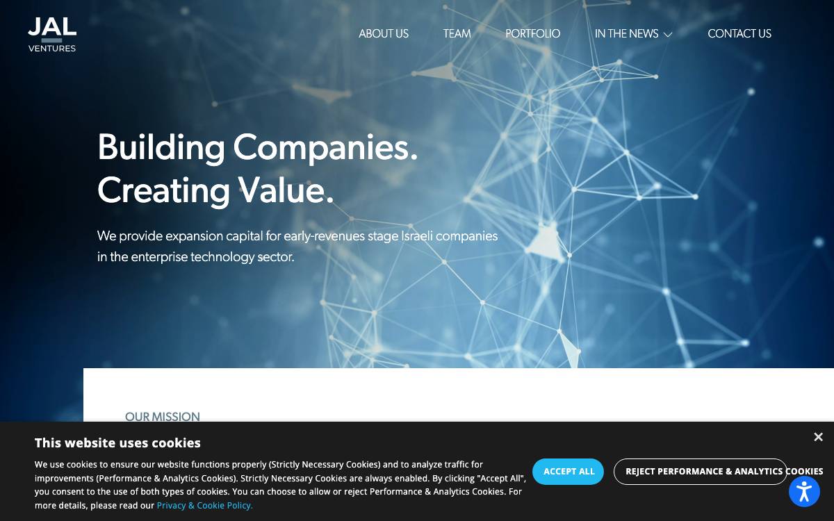JAL Ventures Ltd. website preview