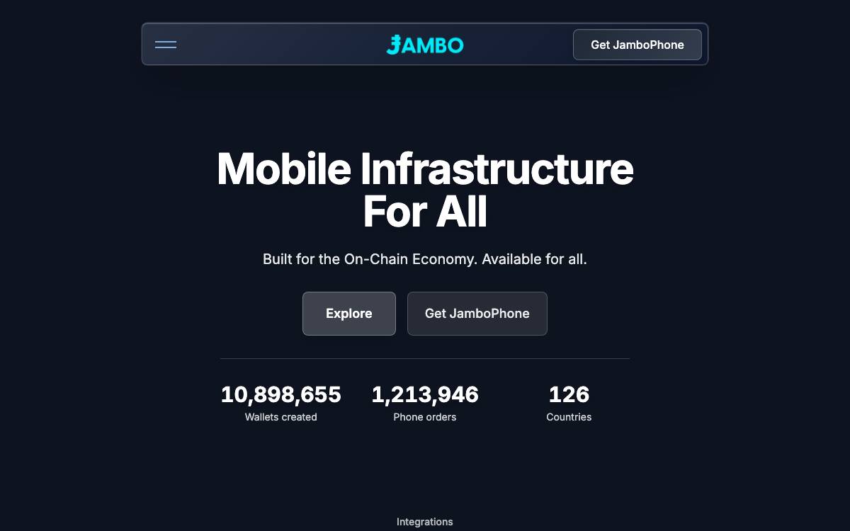 Jambo website preview