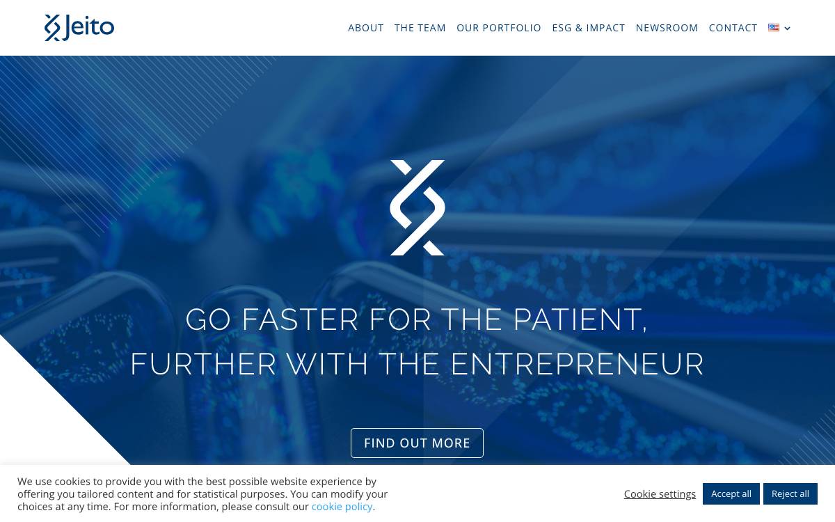 Jeito Capital website preview
