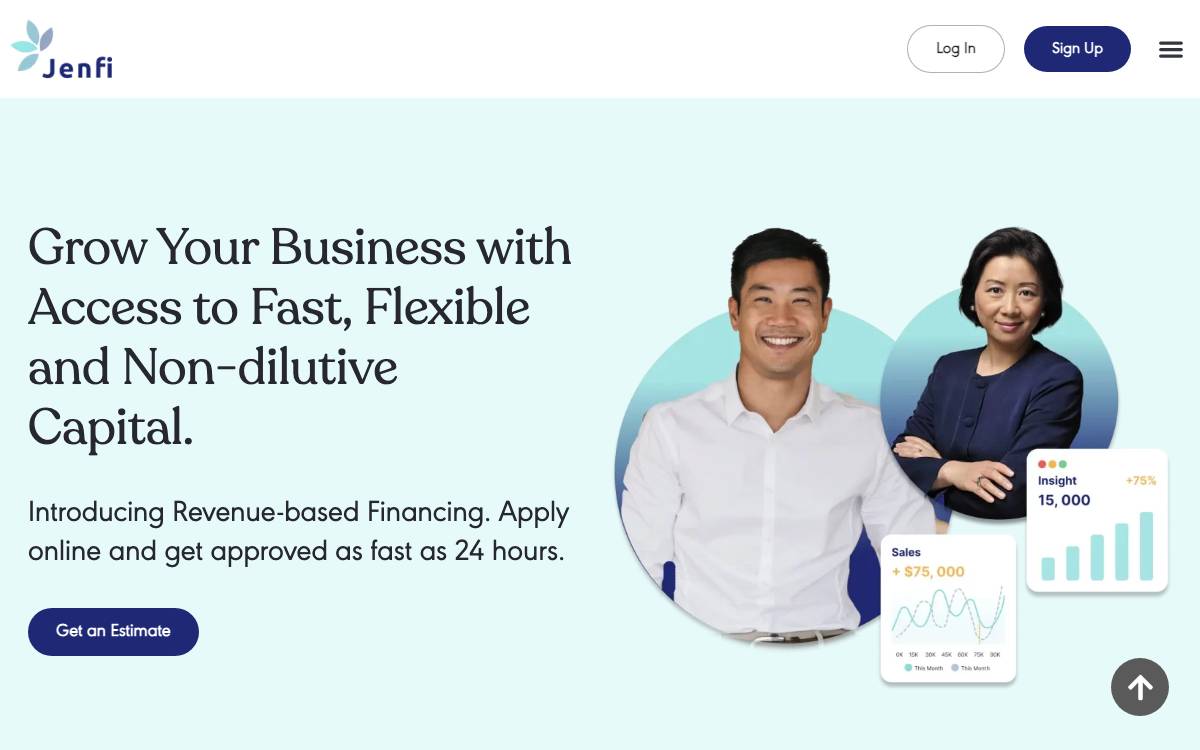 Jenfi website preview