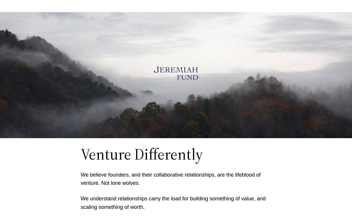 Jeremiah website preview