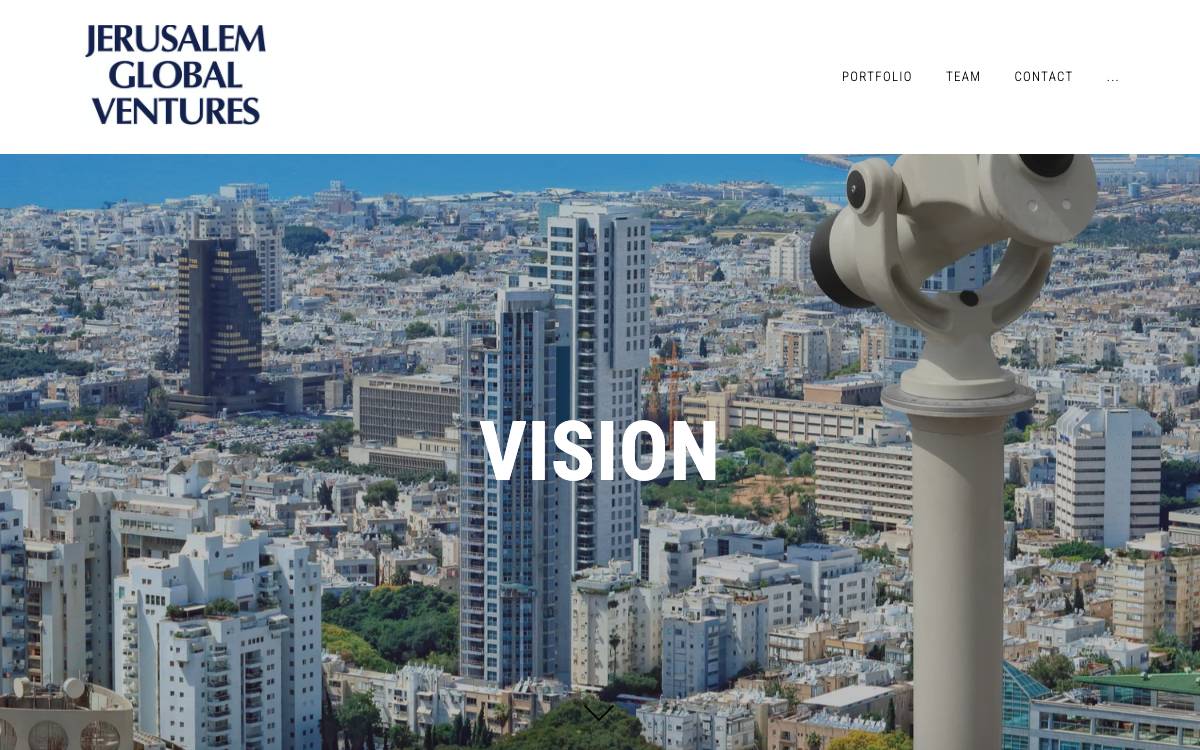 Jerusalem Global Ventures website preview