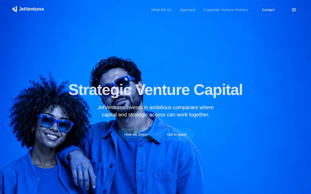 Jet Ventures website preview