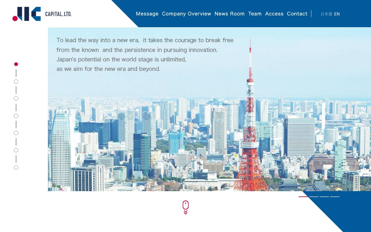 JIC Capital website preview