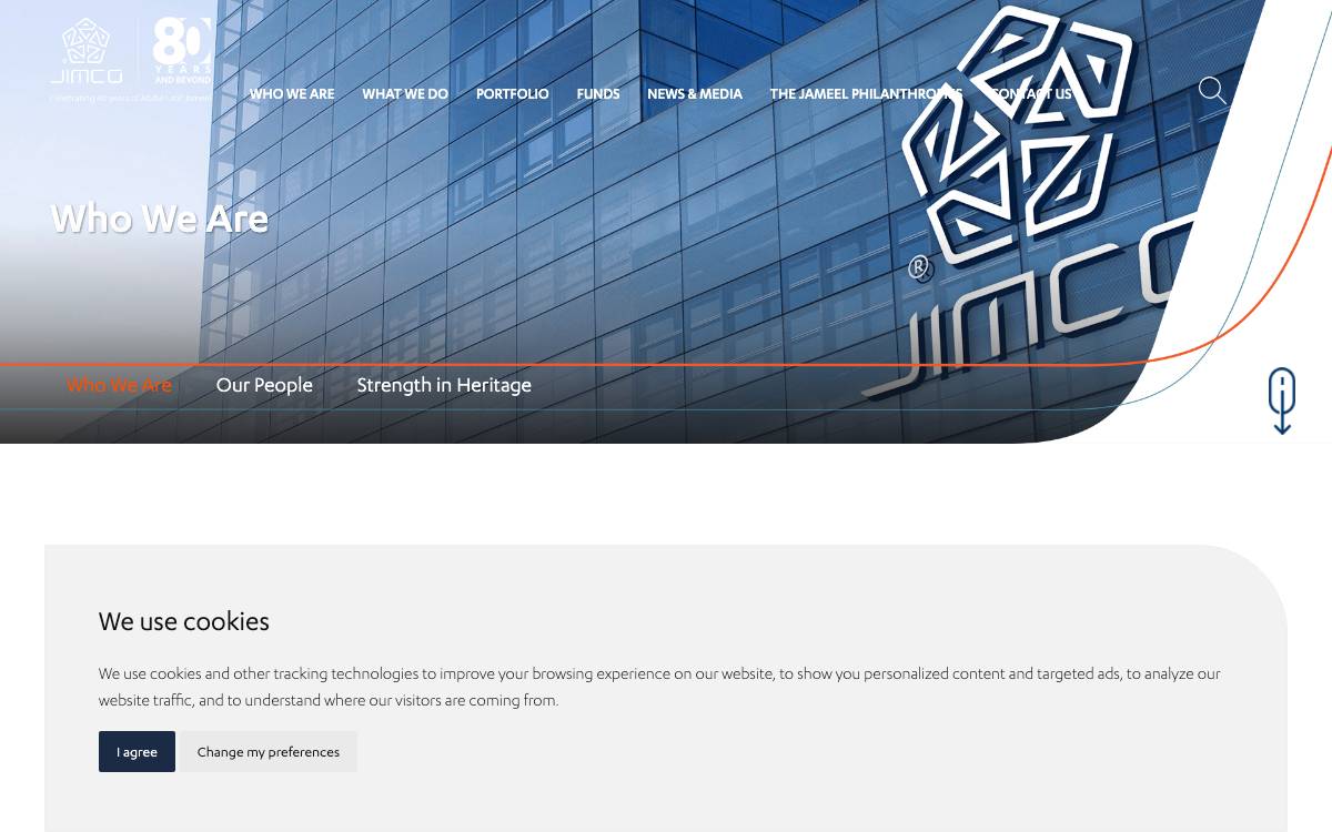 JIMCO website preview