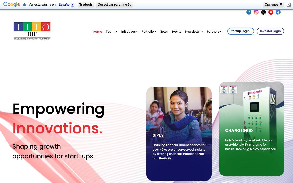 JITO Angel Network website preview