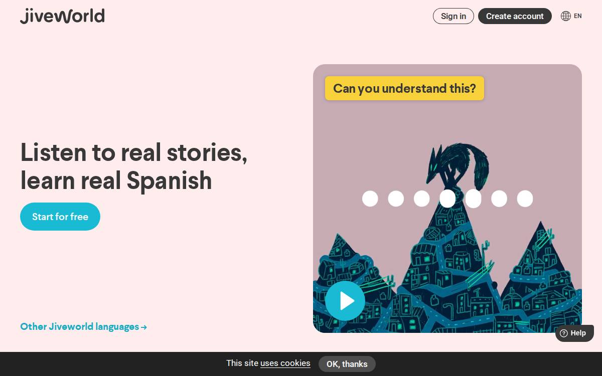 Jiveworld website preview