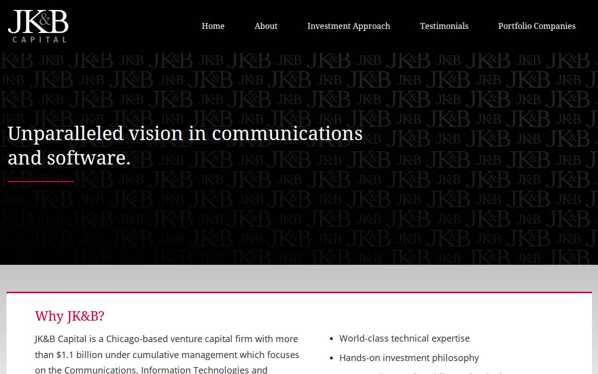 JK&B Capital website preview
