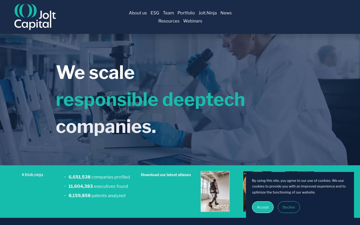 Jolt Capital website preview