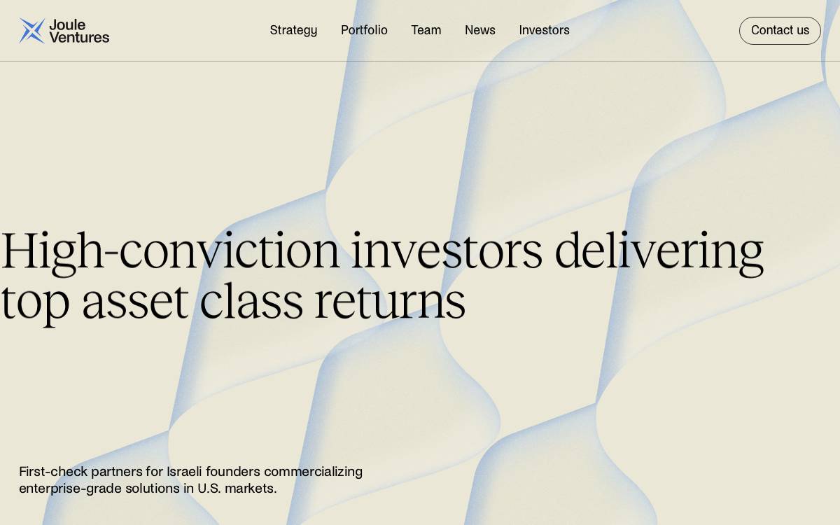 Joule Ventures website preview