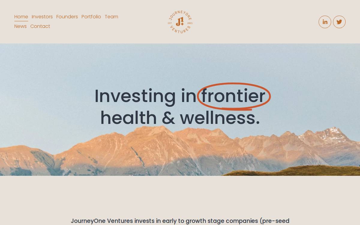 JourneyOne Ventures website preview
