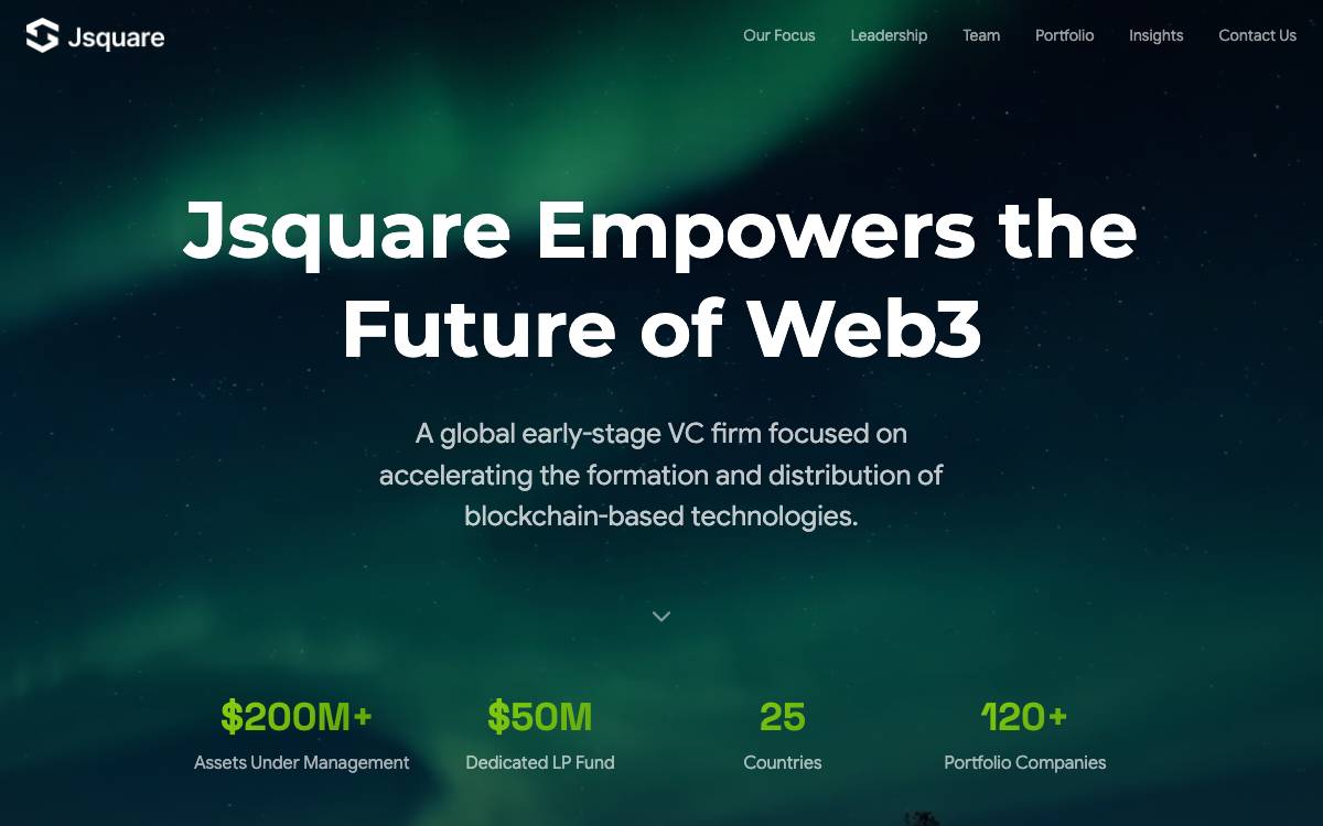 Jsquare website preview