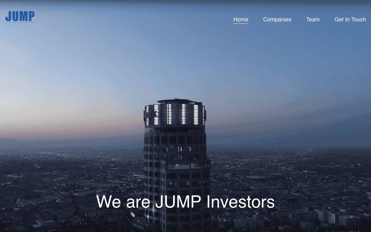 JUMP Investors website preview