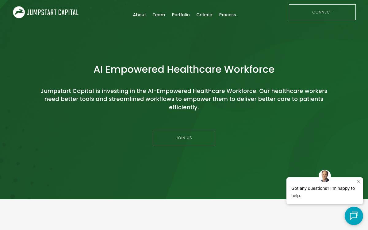 Jumpstart Capital website preview