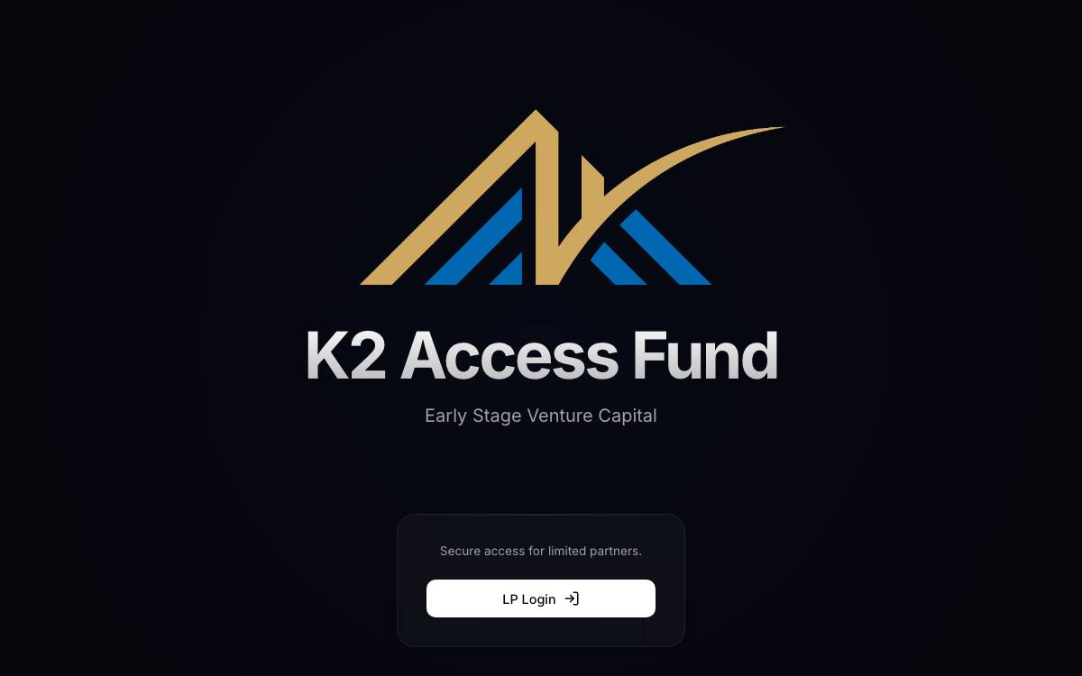 K2 Access Fund website preview